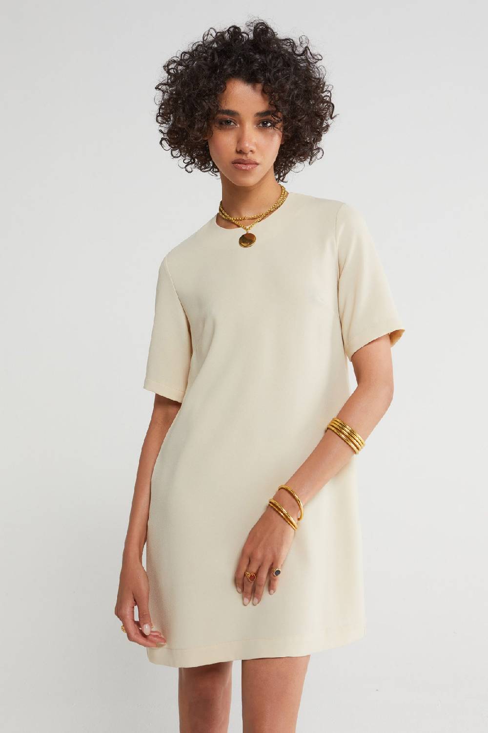 ottod'Ame Half-sleeve short dress Shopping Online