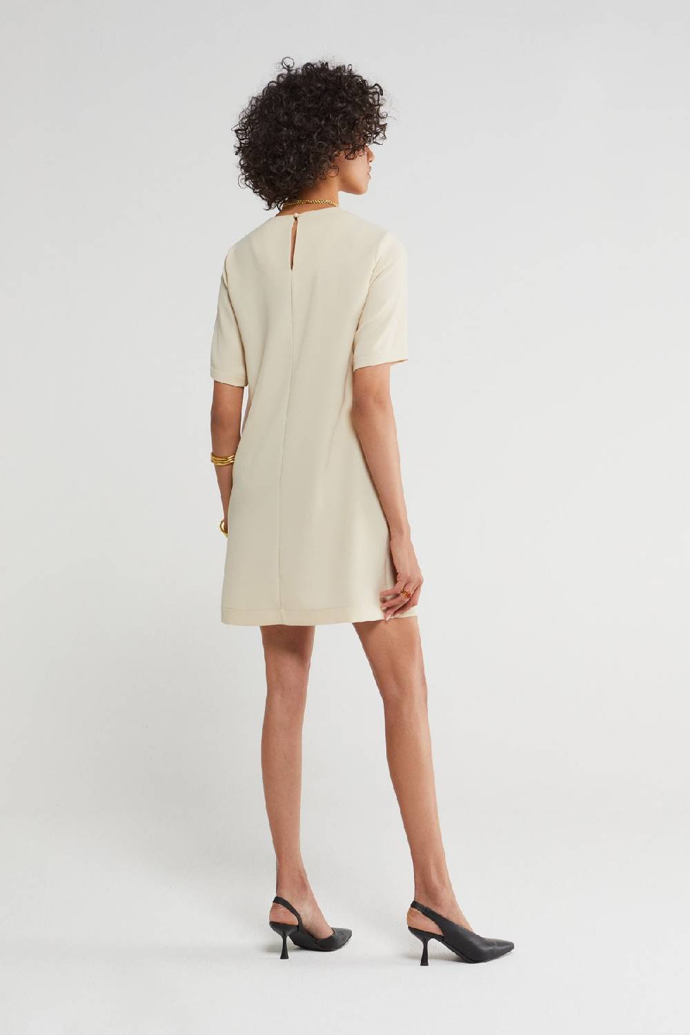ottod'Ame Half-sleeve short dress Shopping Online