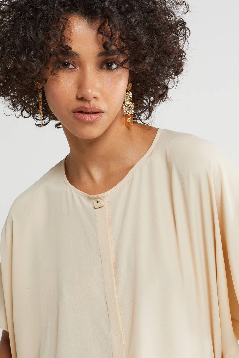 ottod'Ame Silk blend half-sleeve shirt Affare Del Giorno