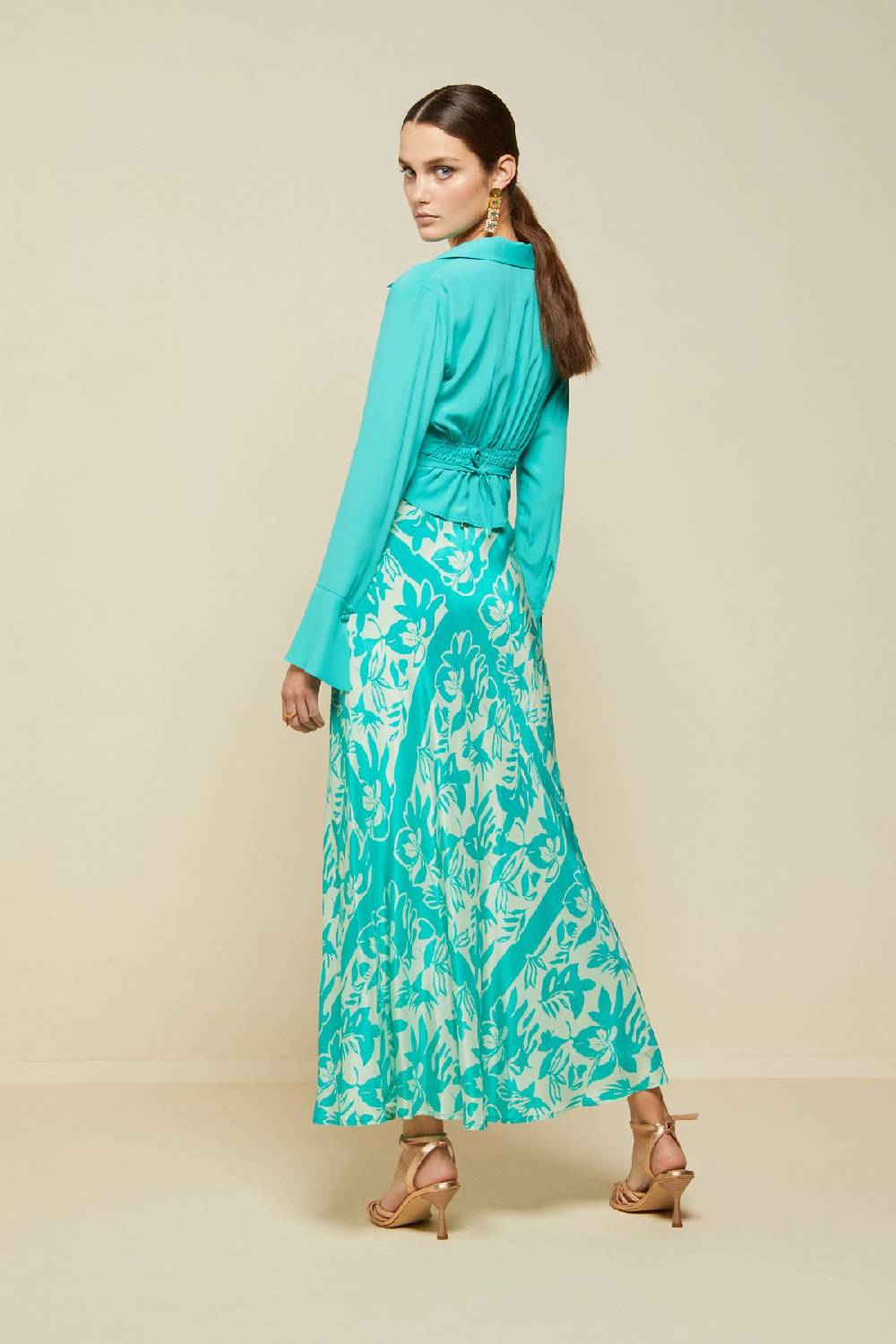 ottod'Ame Printed viscose skirt Convenienza