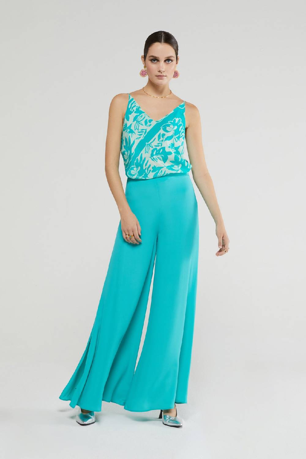 ottod'Ame Silk blend palazzo trousers Novità