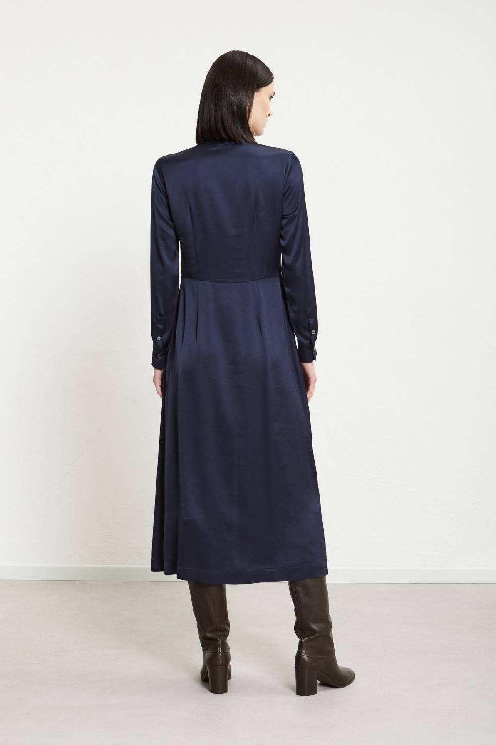 ottod'Ame Viscose long dress with V neck Vendite Flash