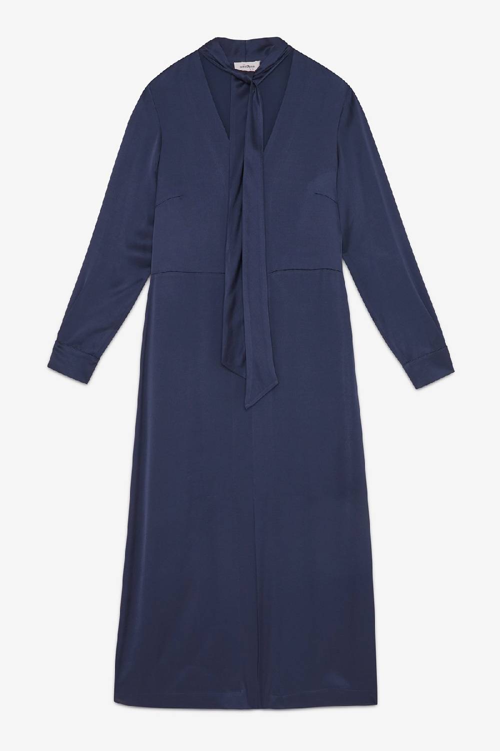 ottod'Ame Viscose long dress with V neck Vendite Flash