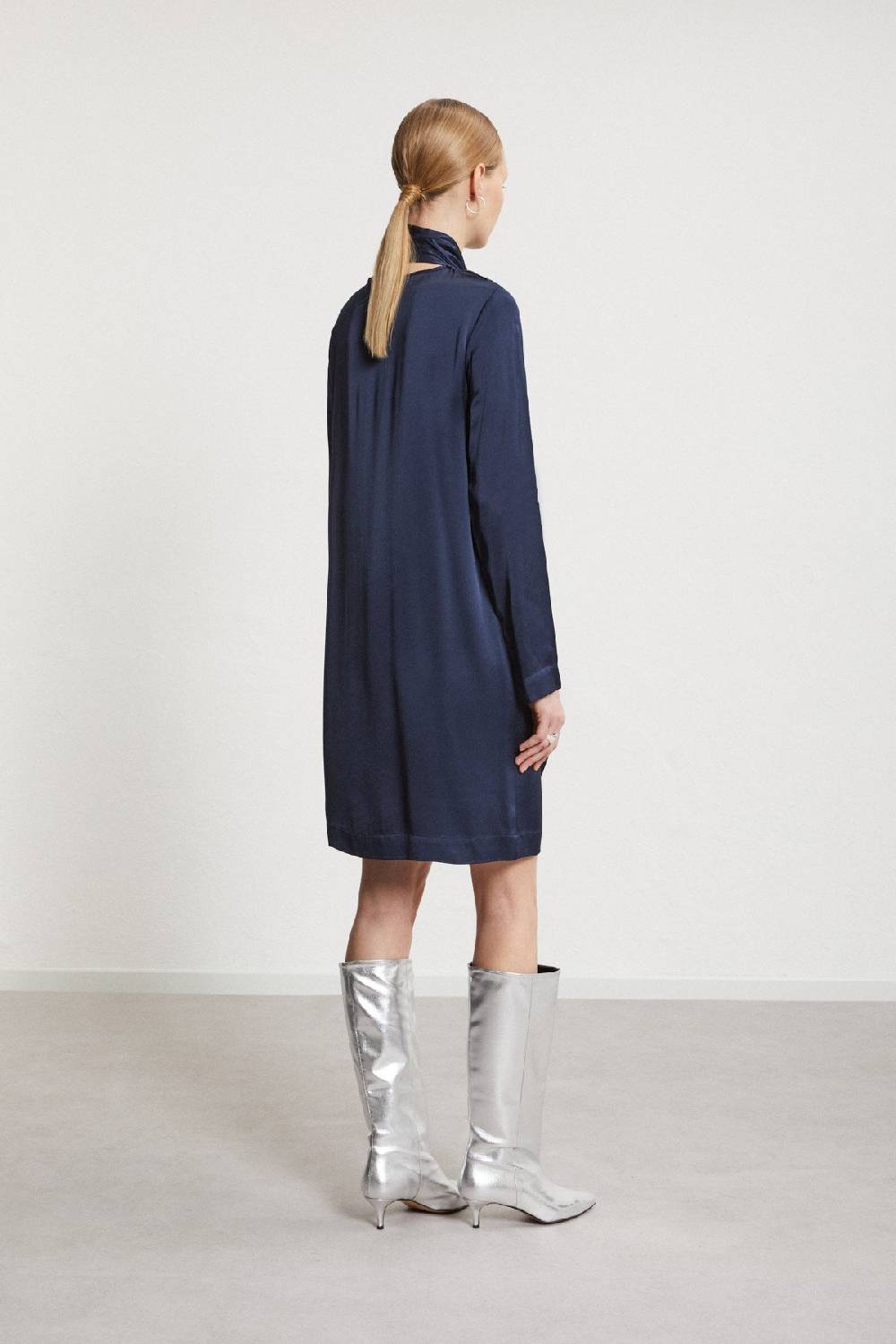 ottod'Ame Viscose short dress with sash Negozio