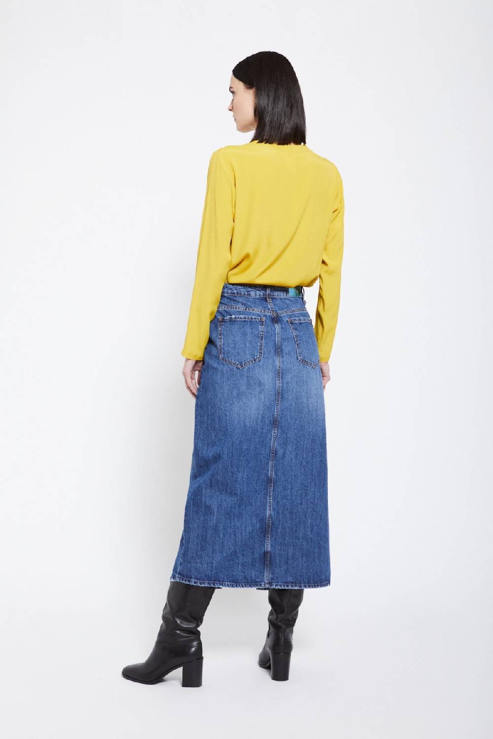 ottod'Ame Denim midi skirt Nuova
