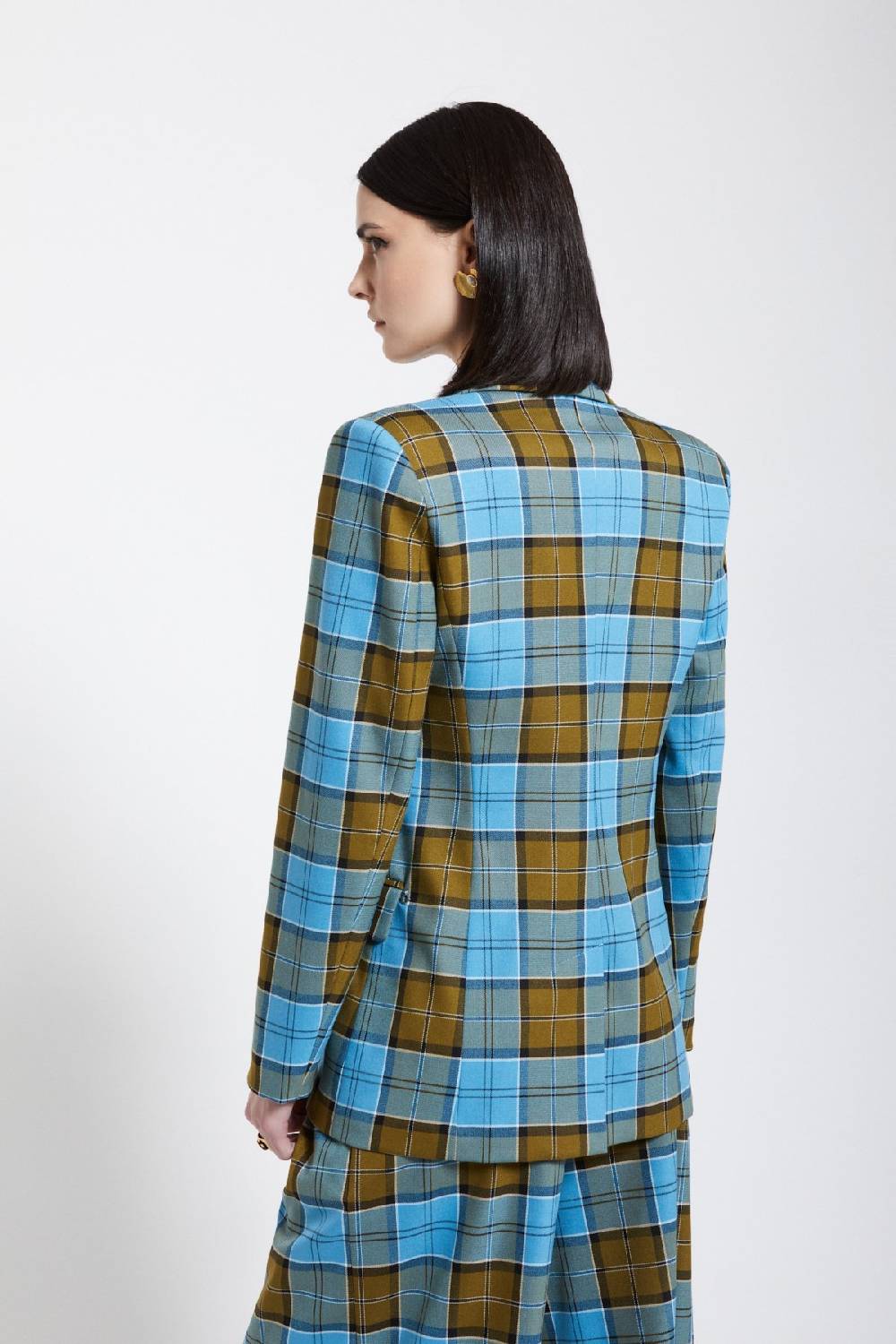 ottod'Ame Tartan double-breasted jacket Italia