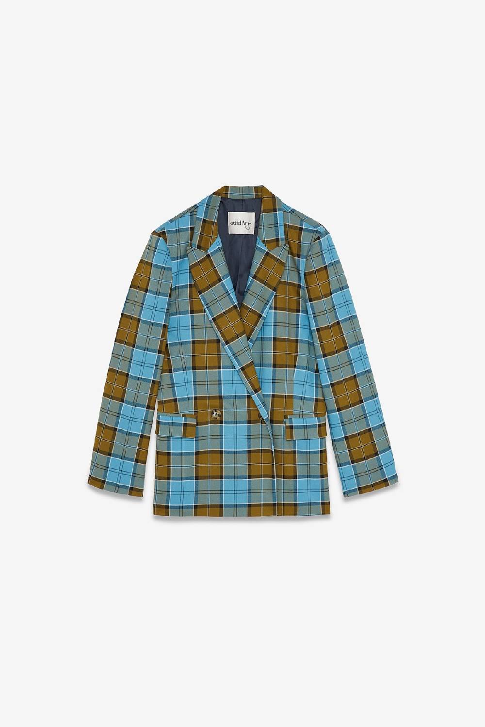 ottod'Ame Tartan double-breasted jacket Italia