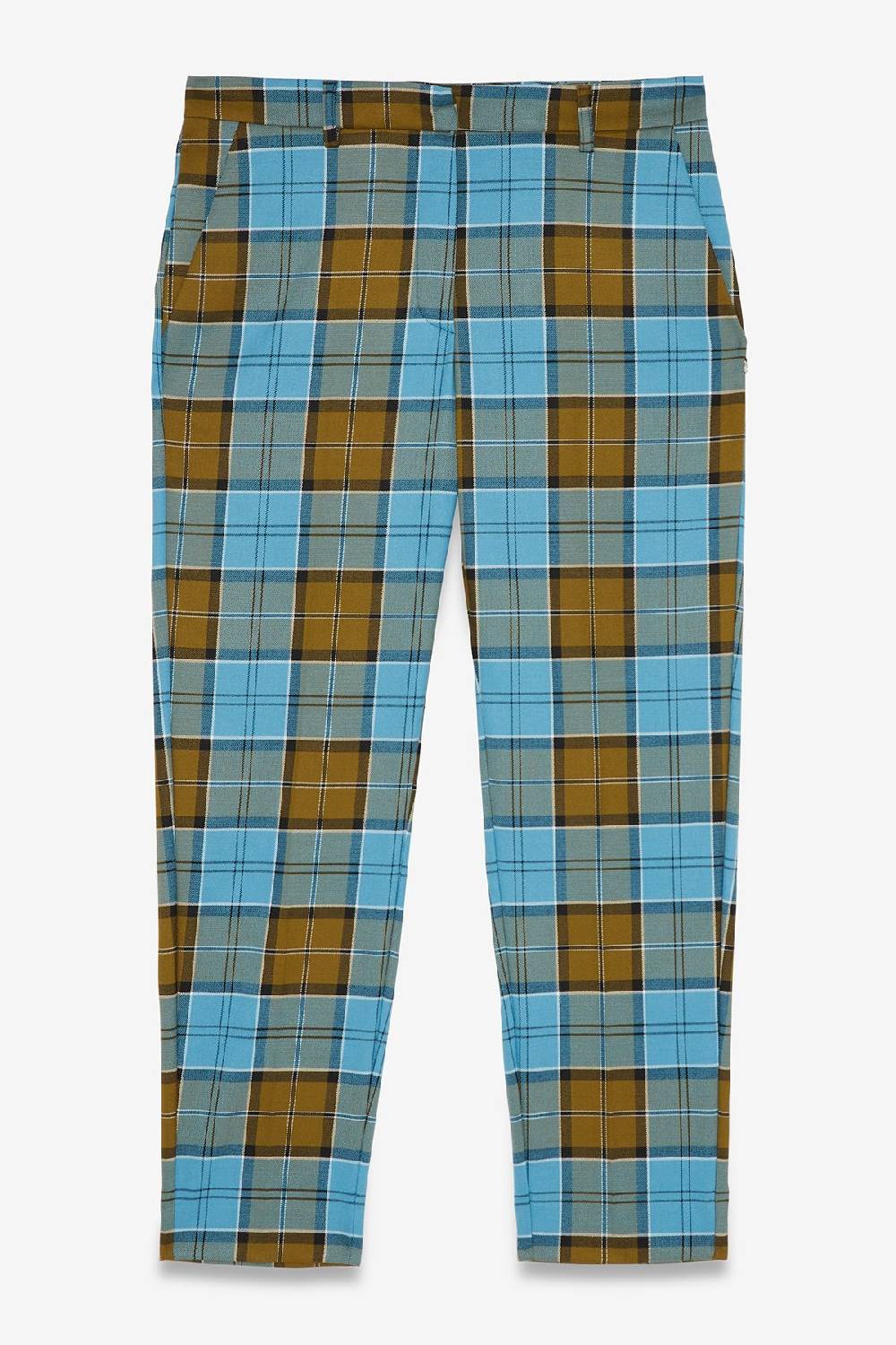 ottod'Ame Printed tartan anlke lenght trousers 2025