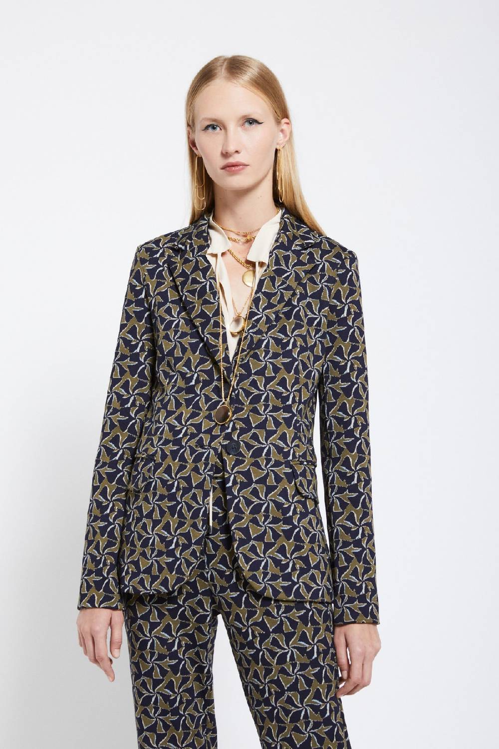 ottod'Ame Printed fit jacket Spedizione Gratuita