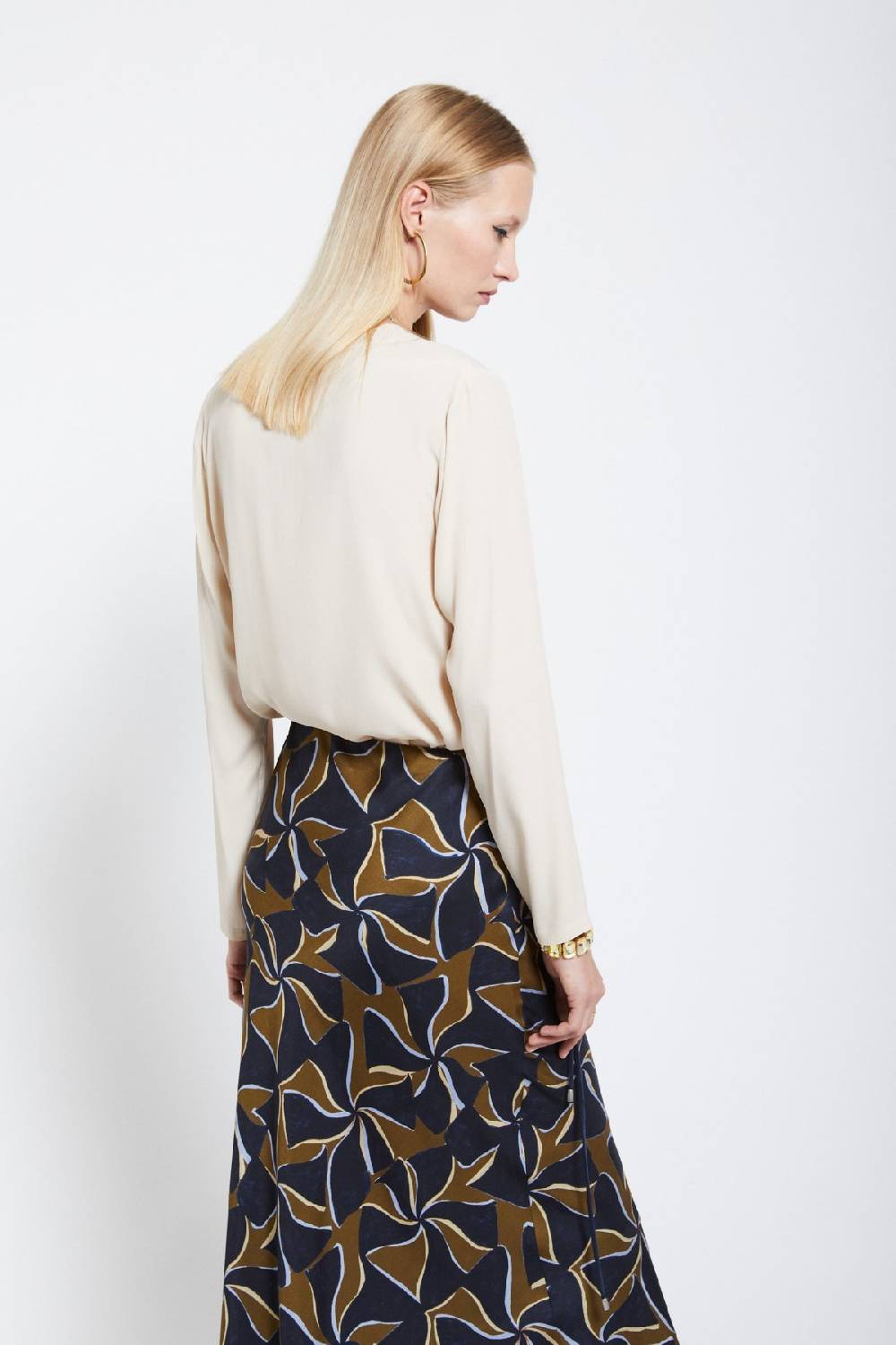 ottod'Ame Silk-blend blouse Negozi Online