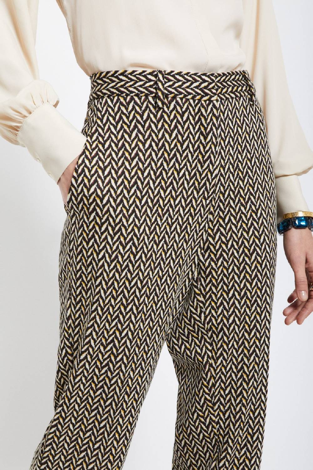 ottod'Ame Anlke lenght trousers Prezzo Ridotto