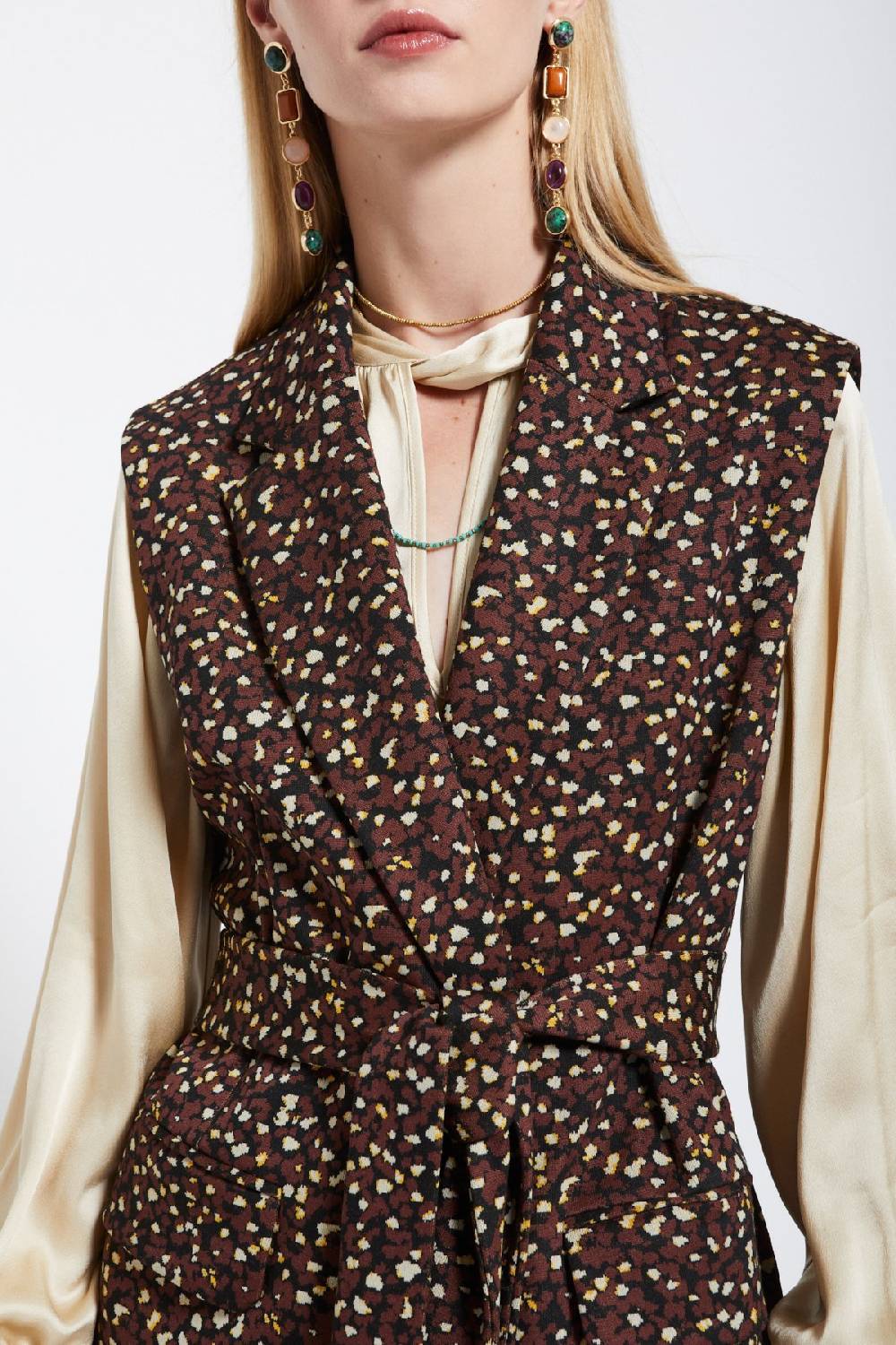 ottod'Ame Sleeveless blazer Convenienza