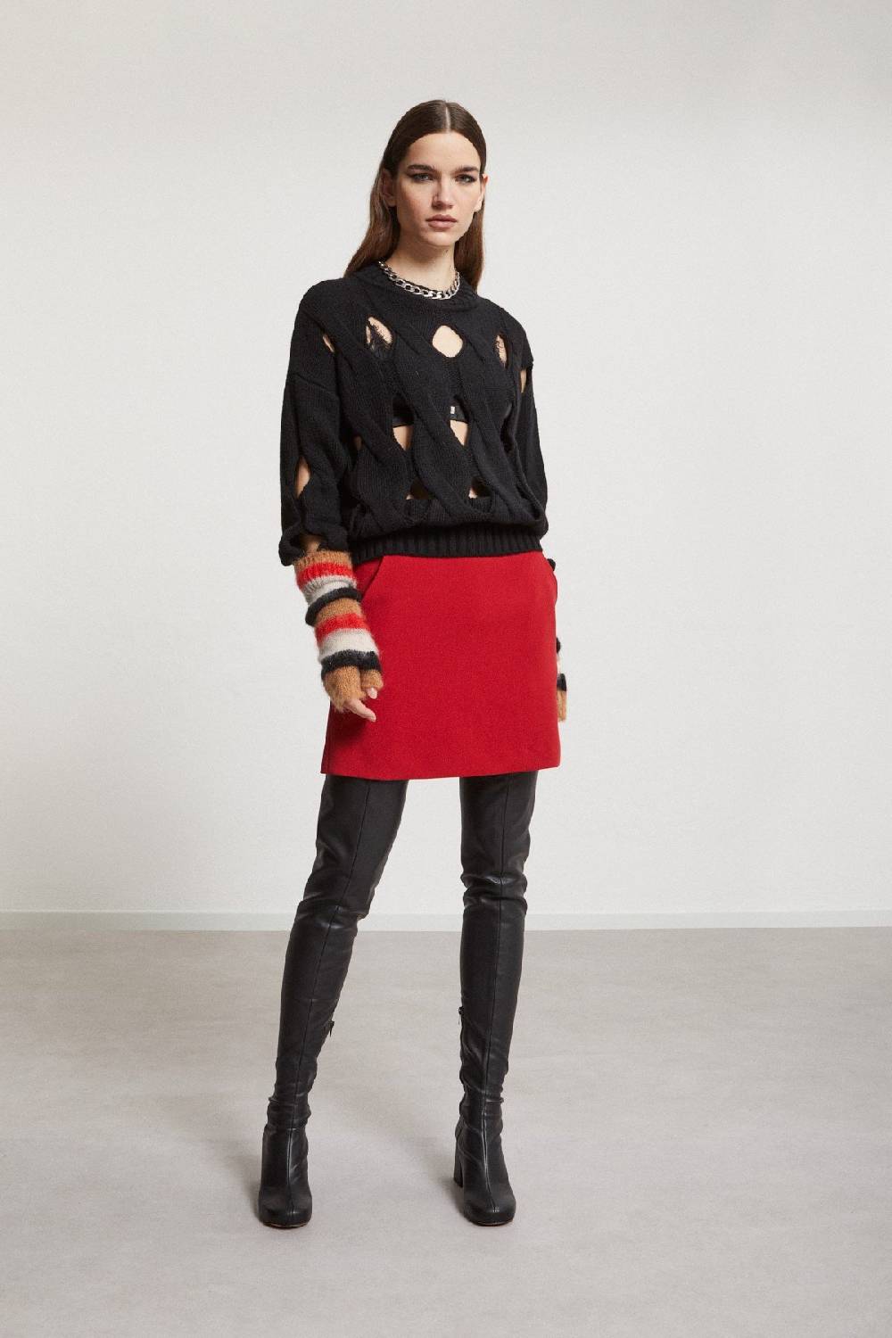 ottod'Ame Leather over-the-knee boots Saldi