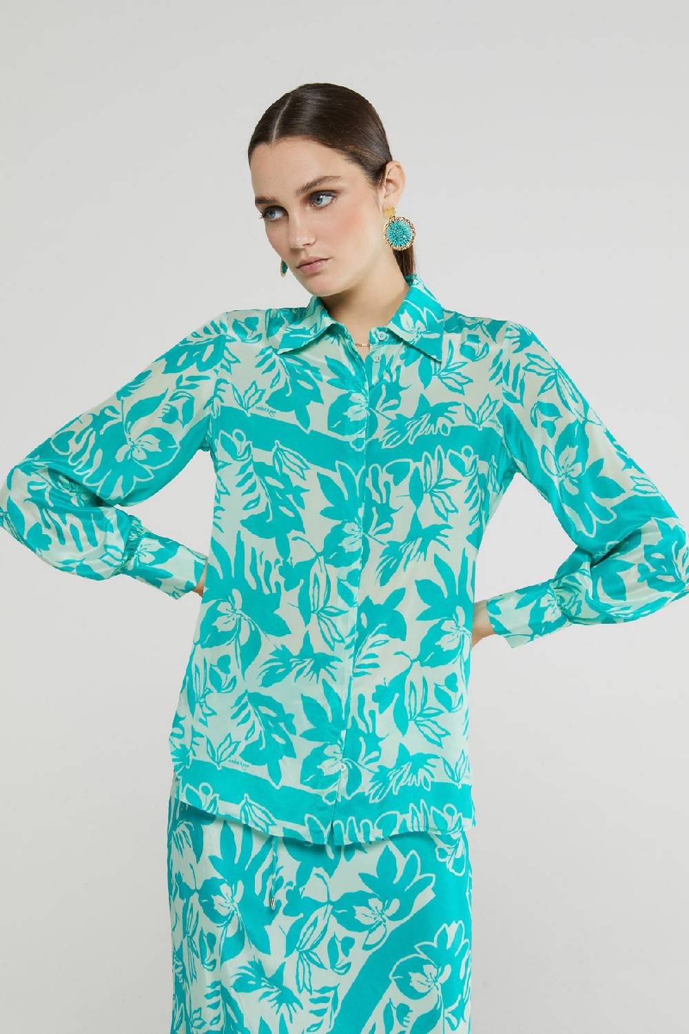 ottod'Ame Printed viscose shirt Italia