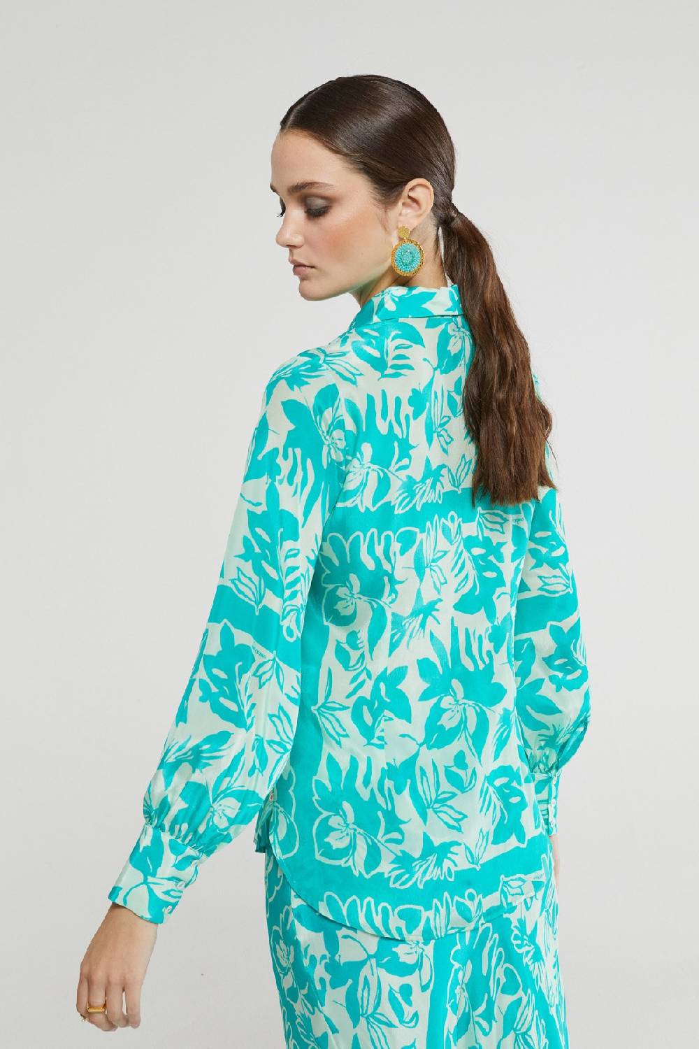 ottod'Ame Printed viscose shirt Italia