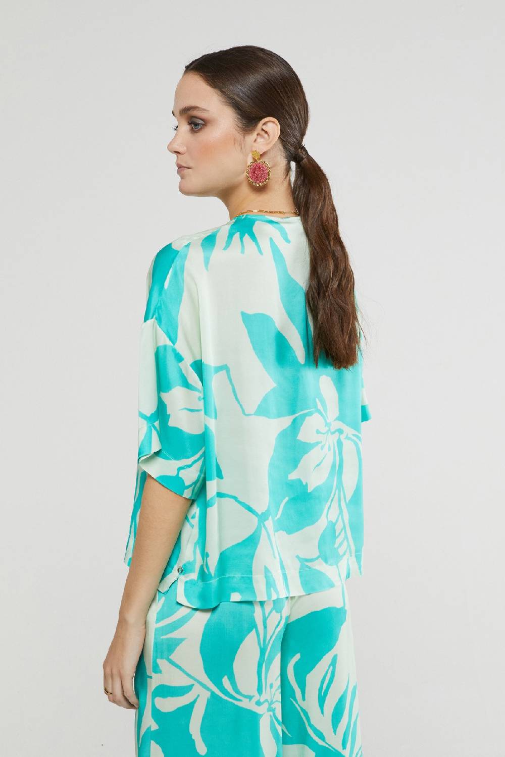 ottod'Ame Printed viscose sweater 2025