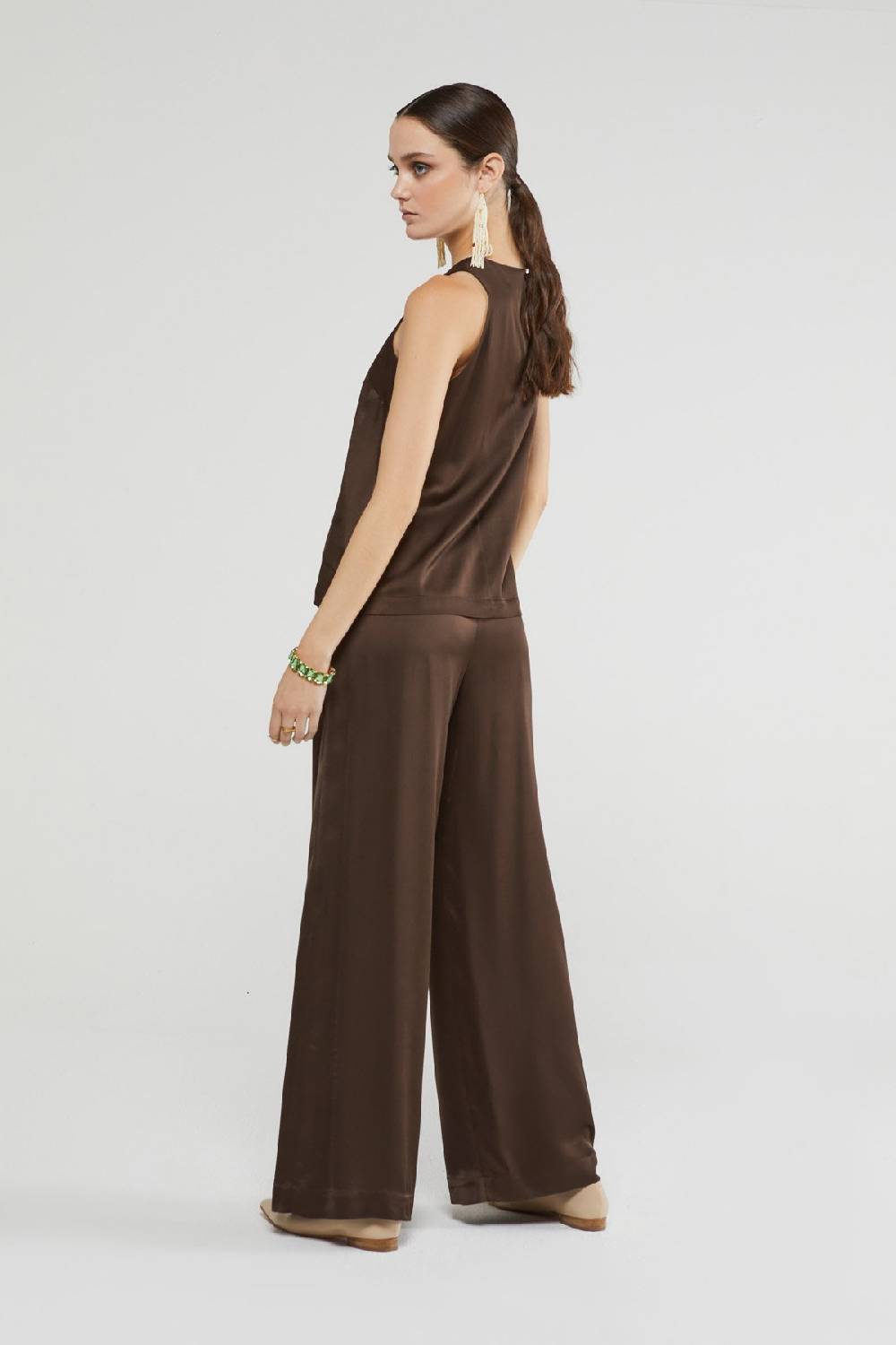 ottod'Ame Viscose palazzo trousers Qualità Garantita