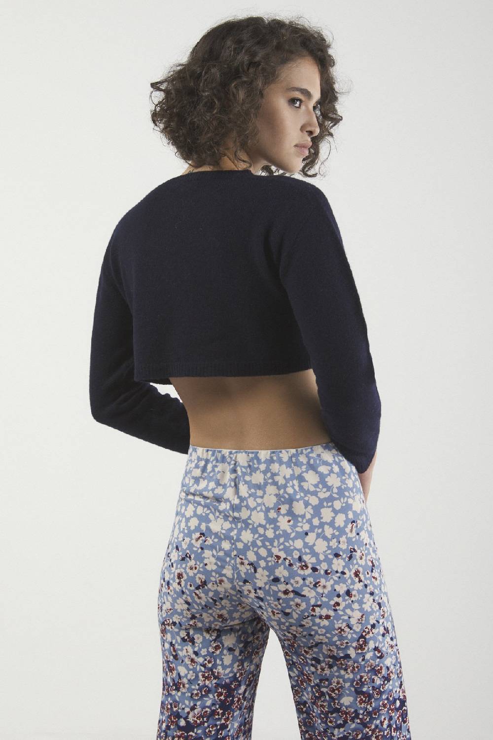 ottod'Ame Cashmire blend cropped sweater Affare Del Giorno