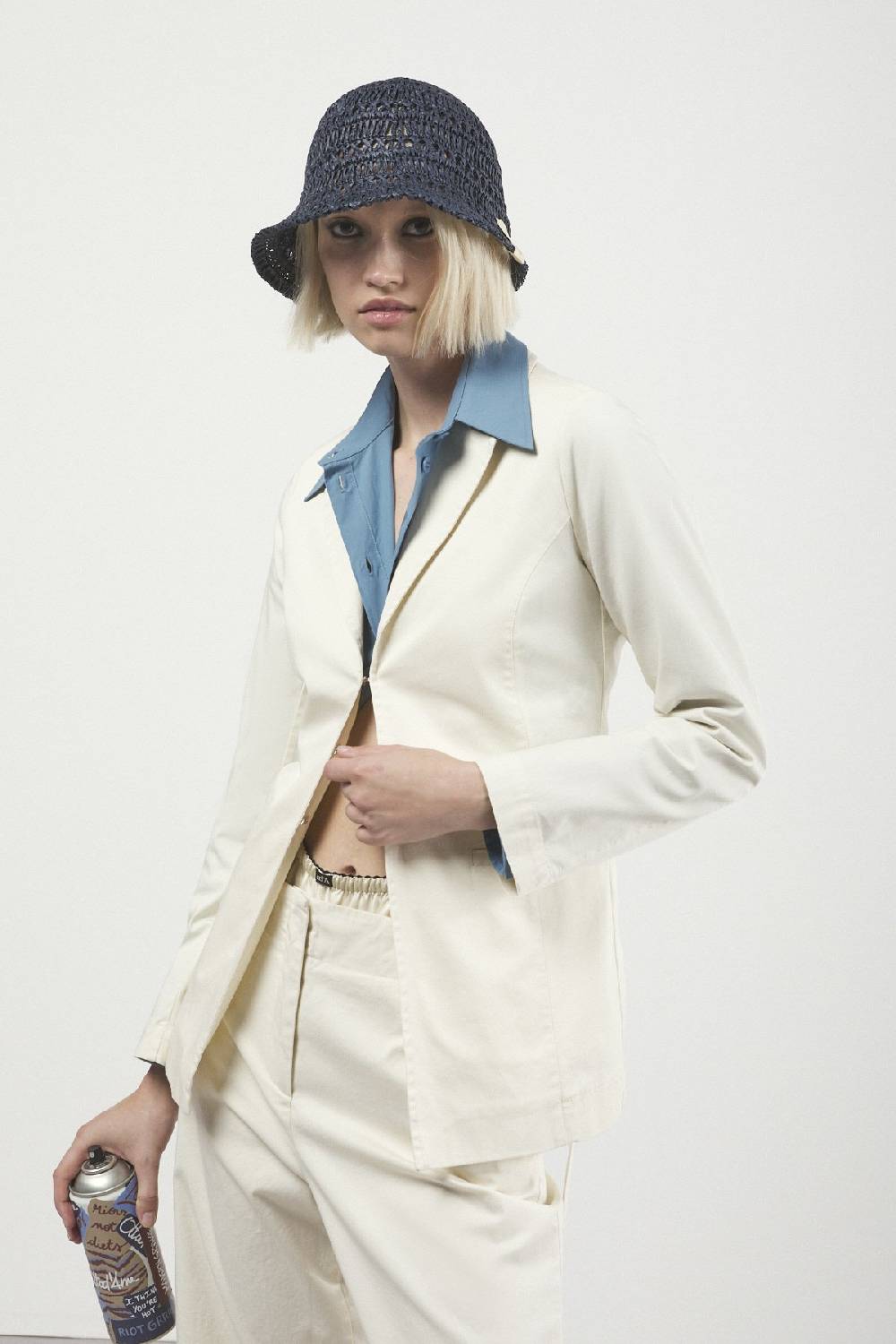 ottod'Ame Cotton jacket with strings In Saldo