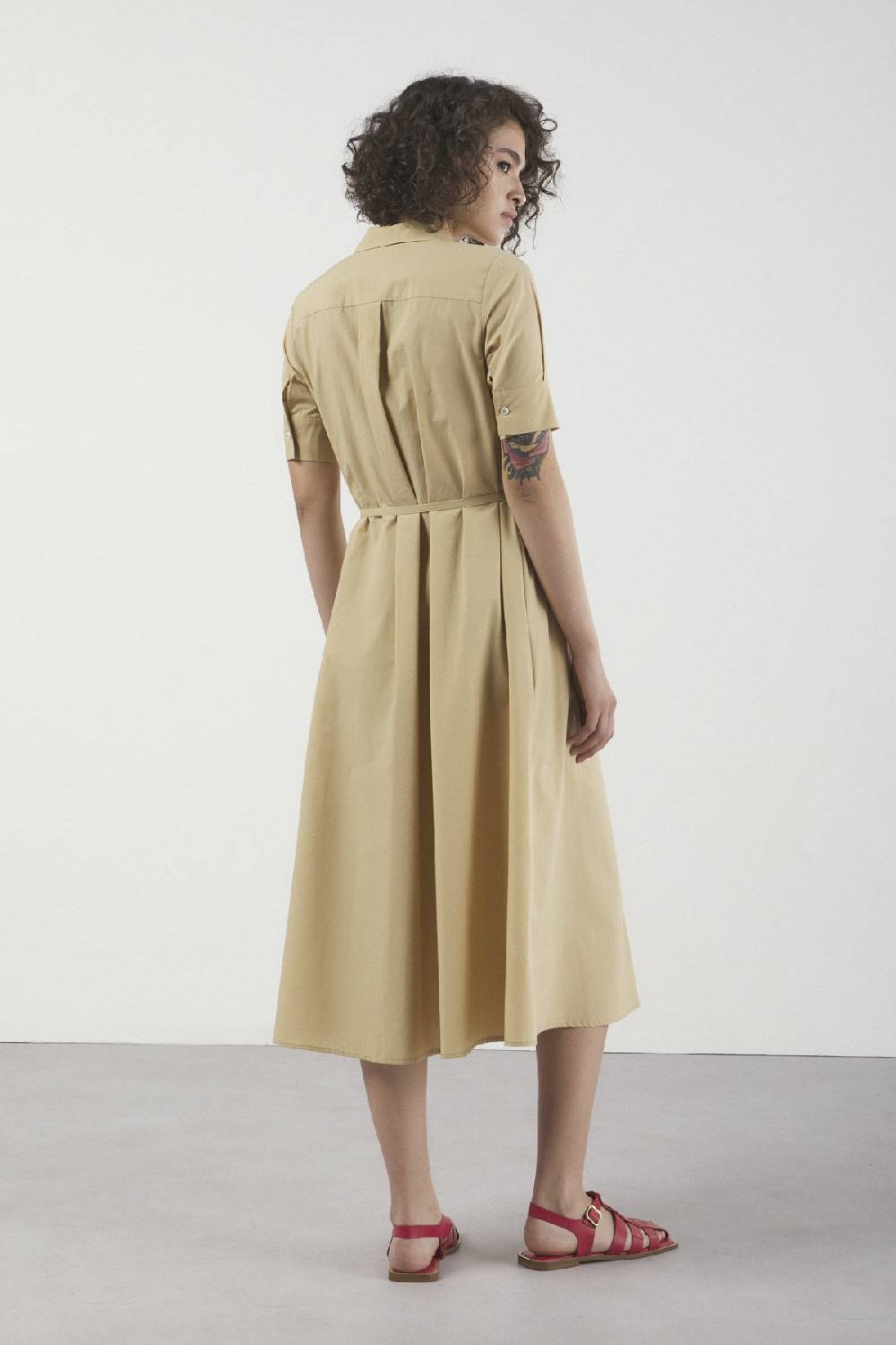 ottod'Ame Poplin midi chemisier Moda
