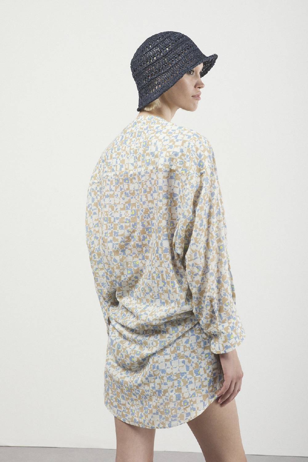 ottod'Ame Printed oversize shirt 2025