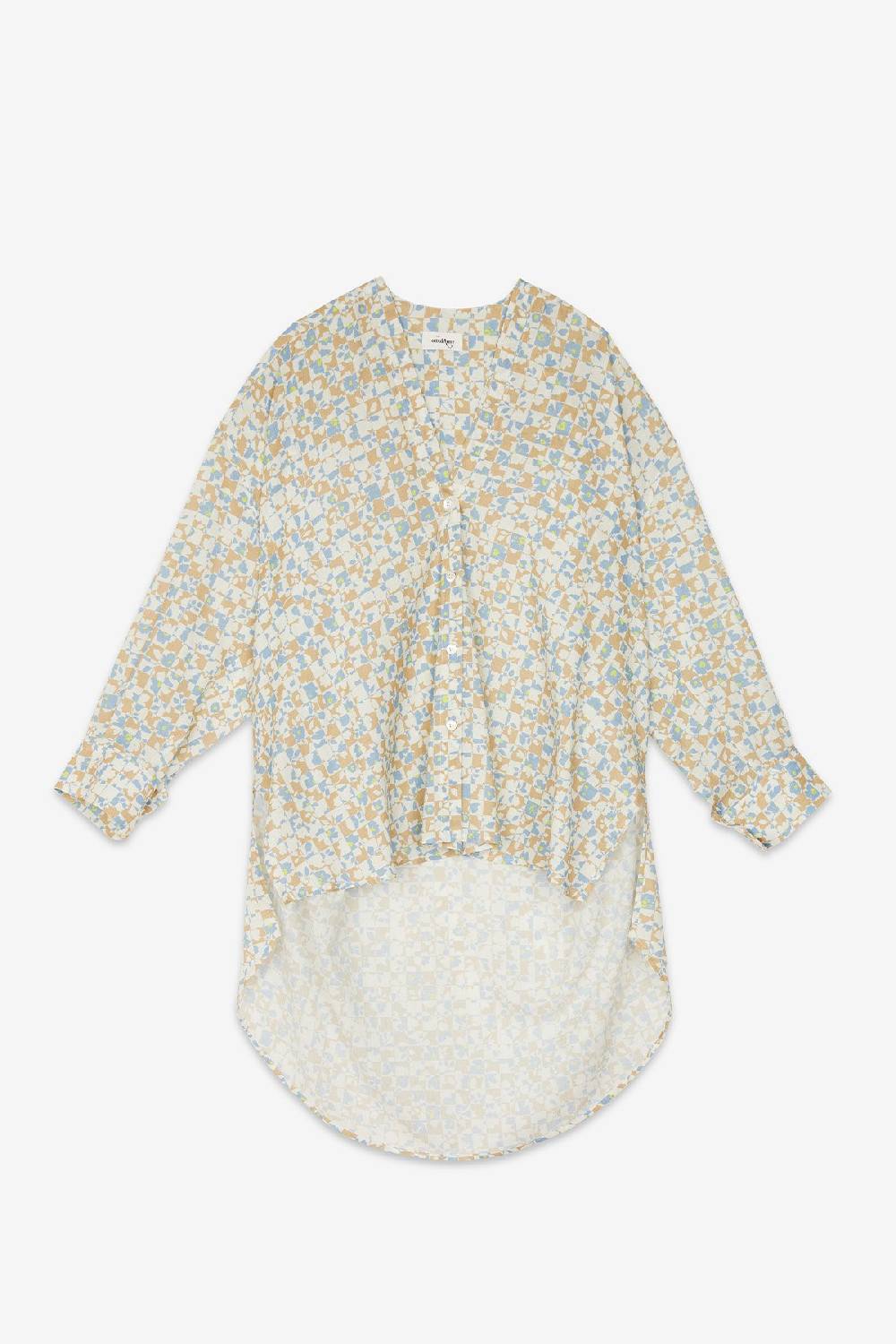 ottod'Ame Printed oversize shirt 2025