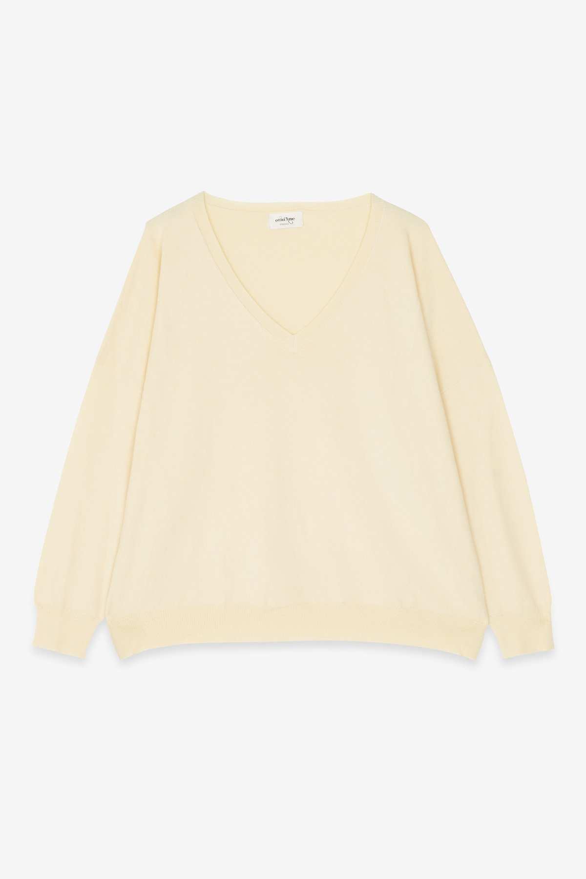 ottod'Ame Viscose blend smooth sweater In Linea