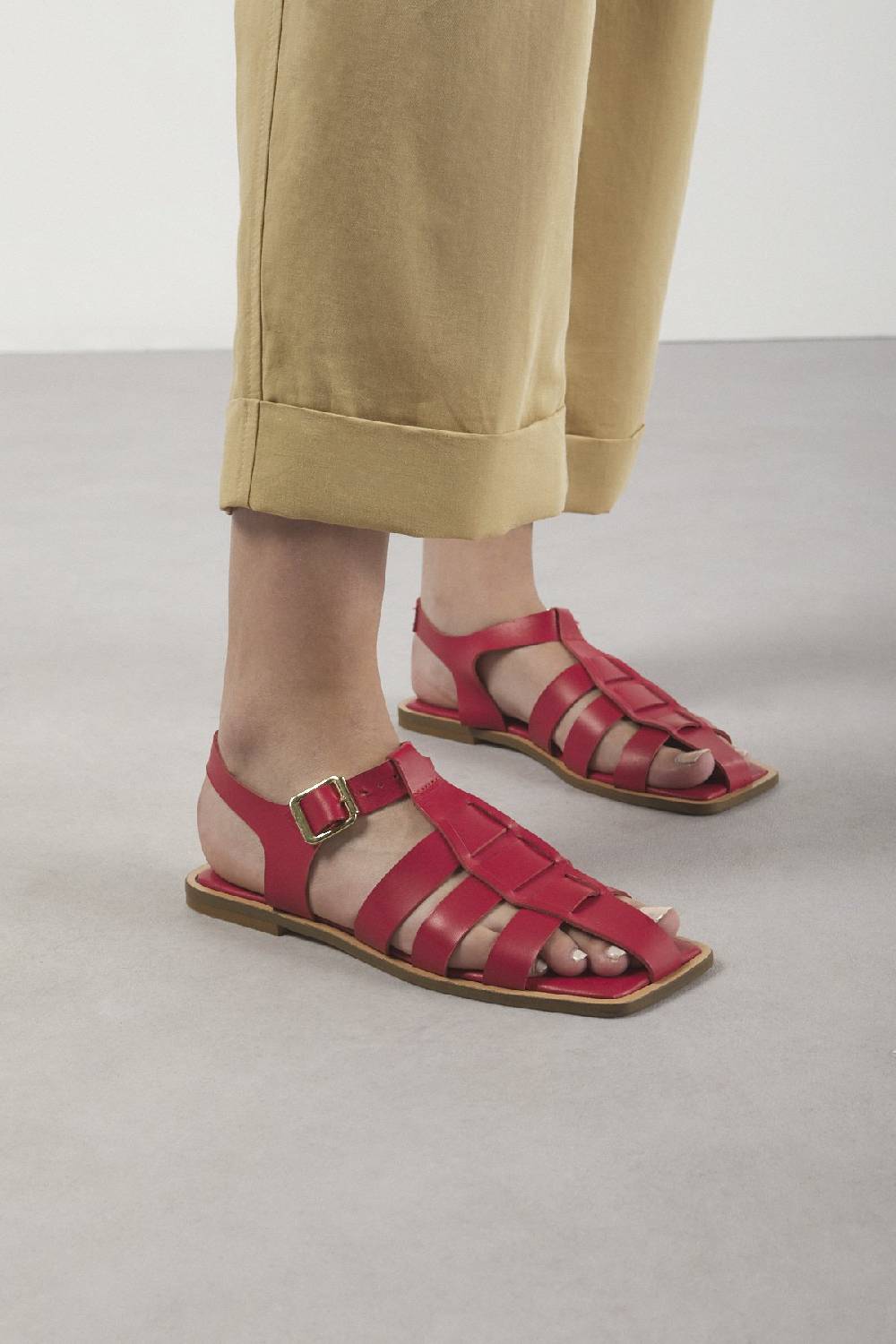 ottod'Ame Leather sandals Promozione