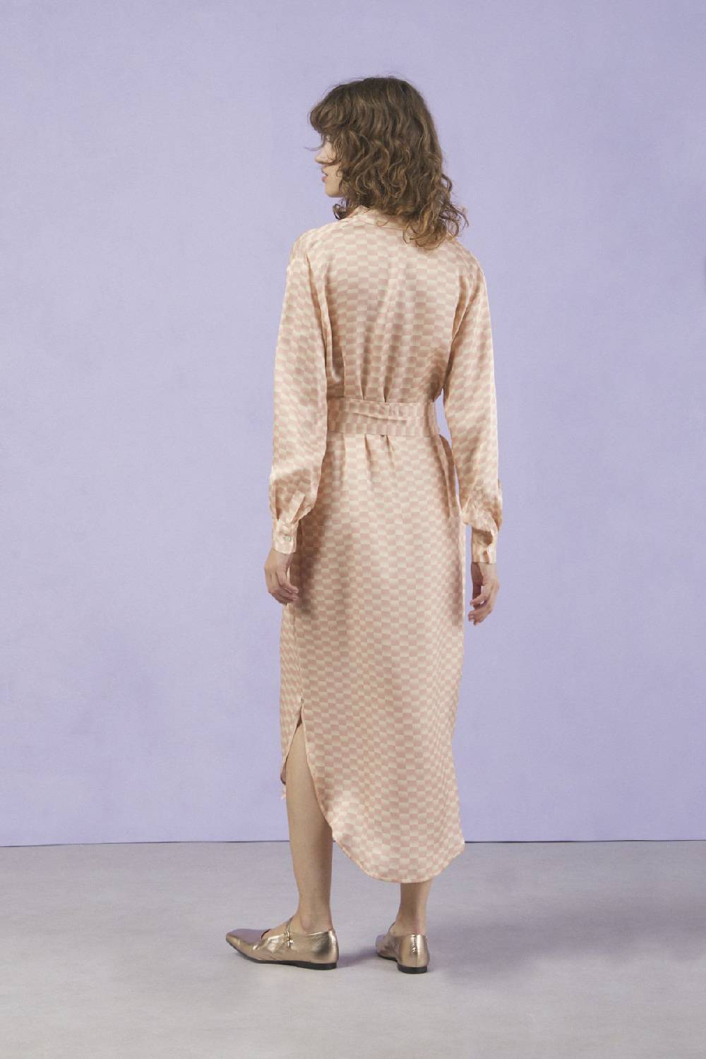 ottod'Ame Viscose long dress with sash Convenienza