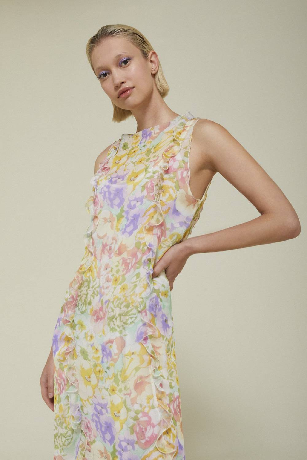 ottod'Ame Viscose midi dress Saldi