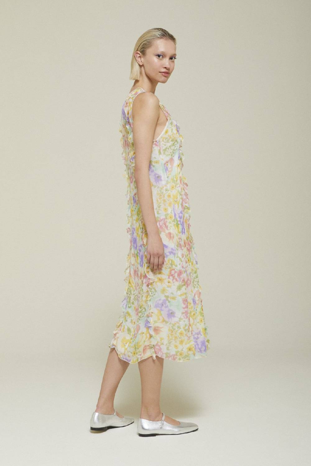 ottod'Ame Viscose midi dress Saldi