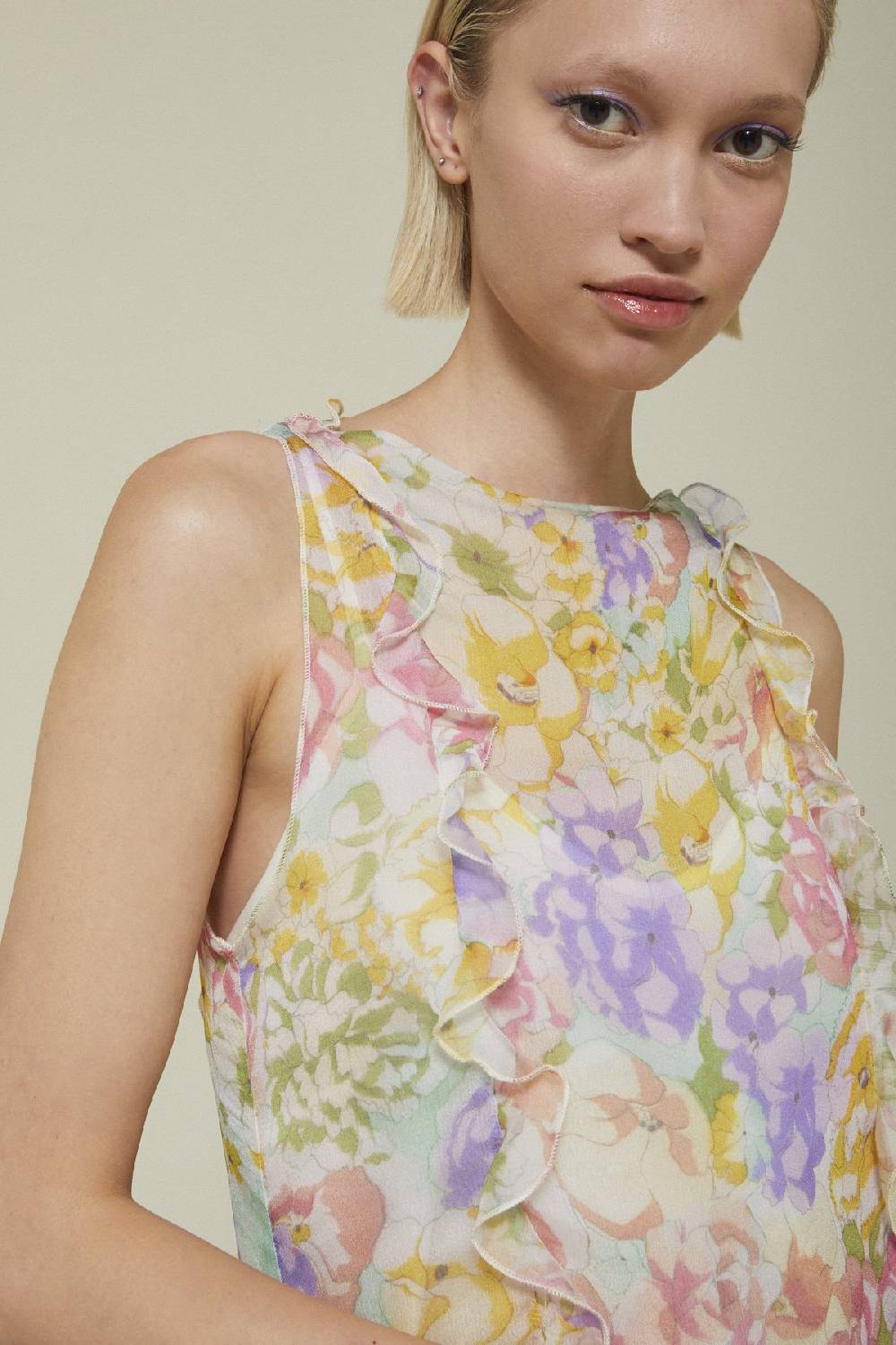 ottod'Ame Viscose midi dress Saldi