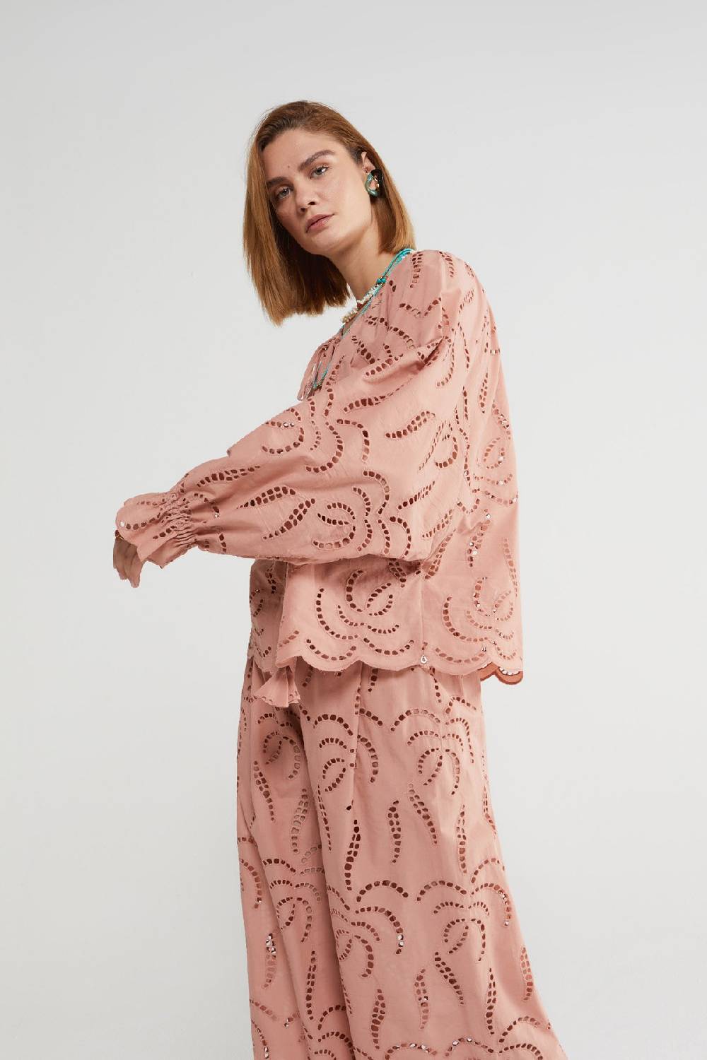 ottod'Ame Broderie anglaise shirt Qualità