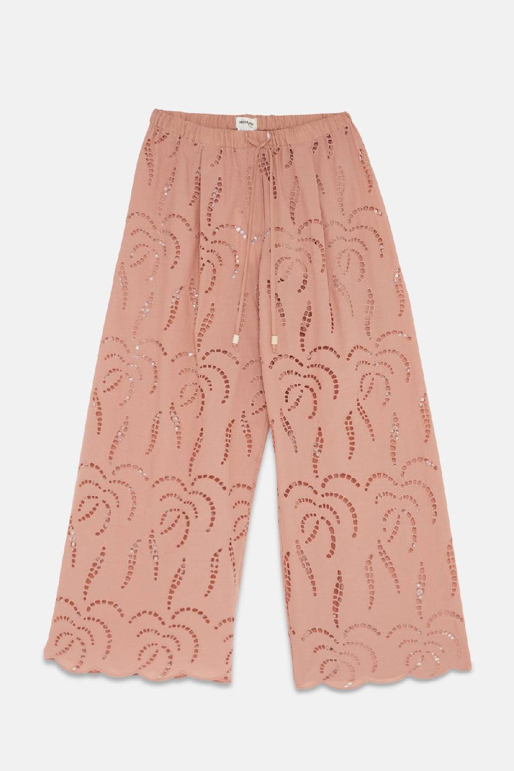 ottod'Ame Broderie anglaise palazzo trousers Vendita