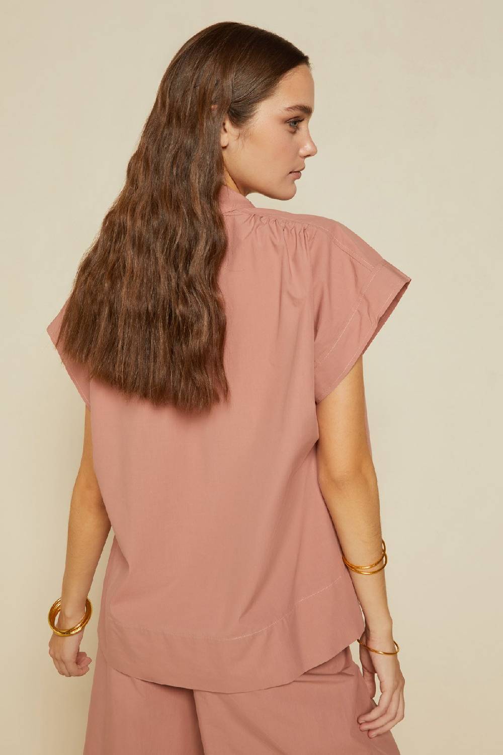 ottod'Ame Poplin V-neck sweater Consegna Veloce