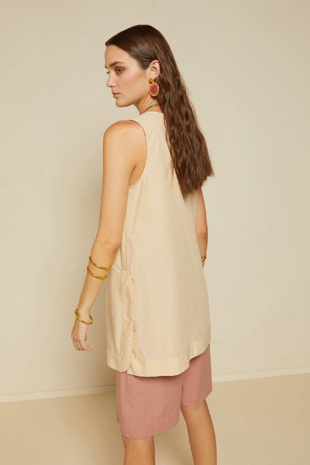 ottod'Ame Poplin oversized top Promozione Limitata