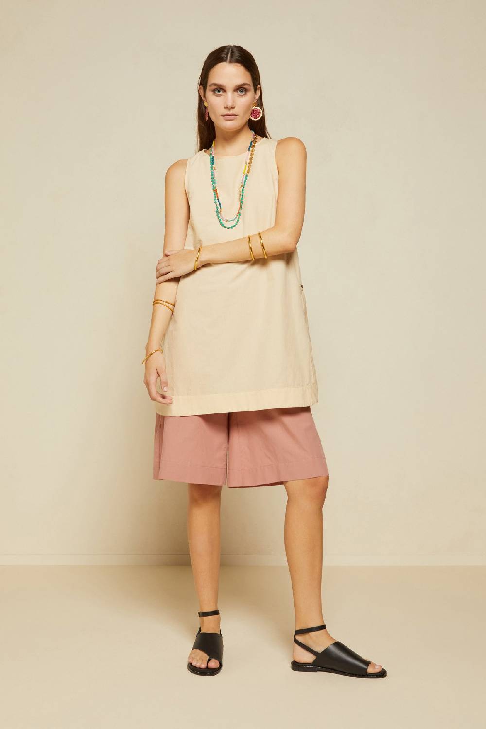 ottod'Ame Poplin oversized top Promozione Limitata