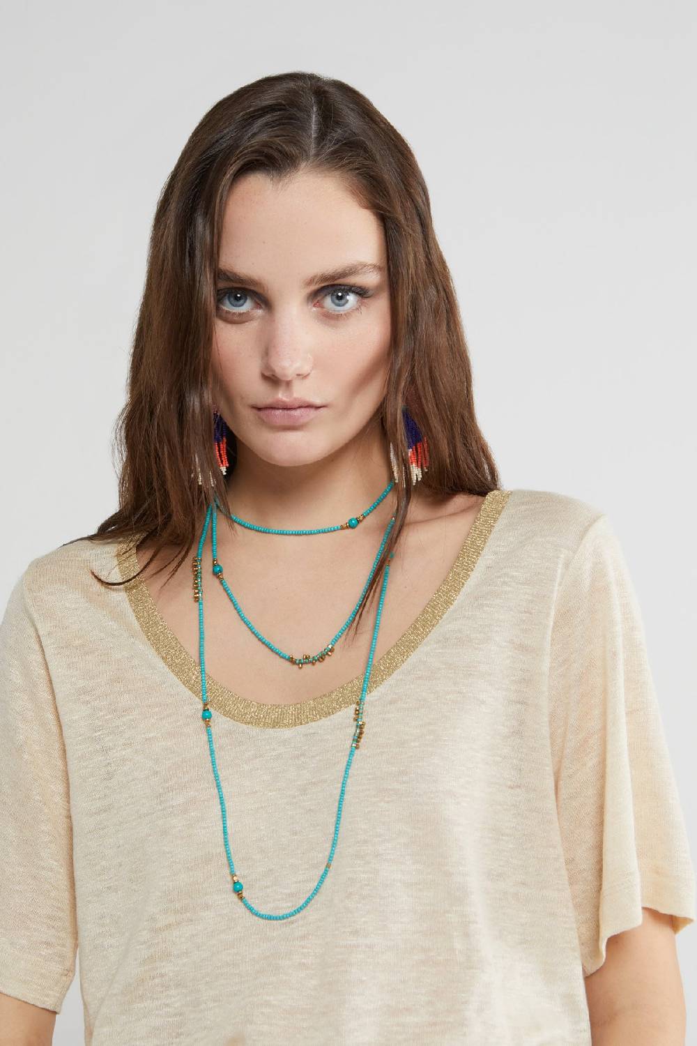ottod'Ame Linen sweater Fino Al -60%