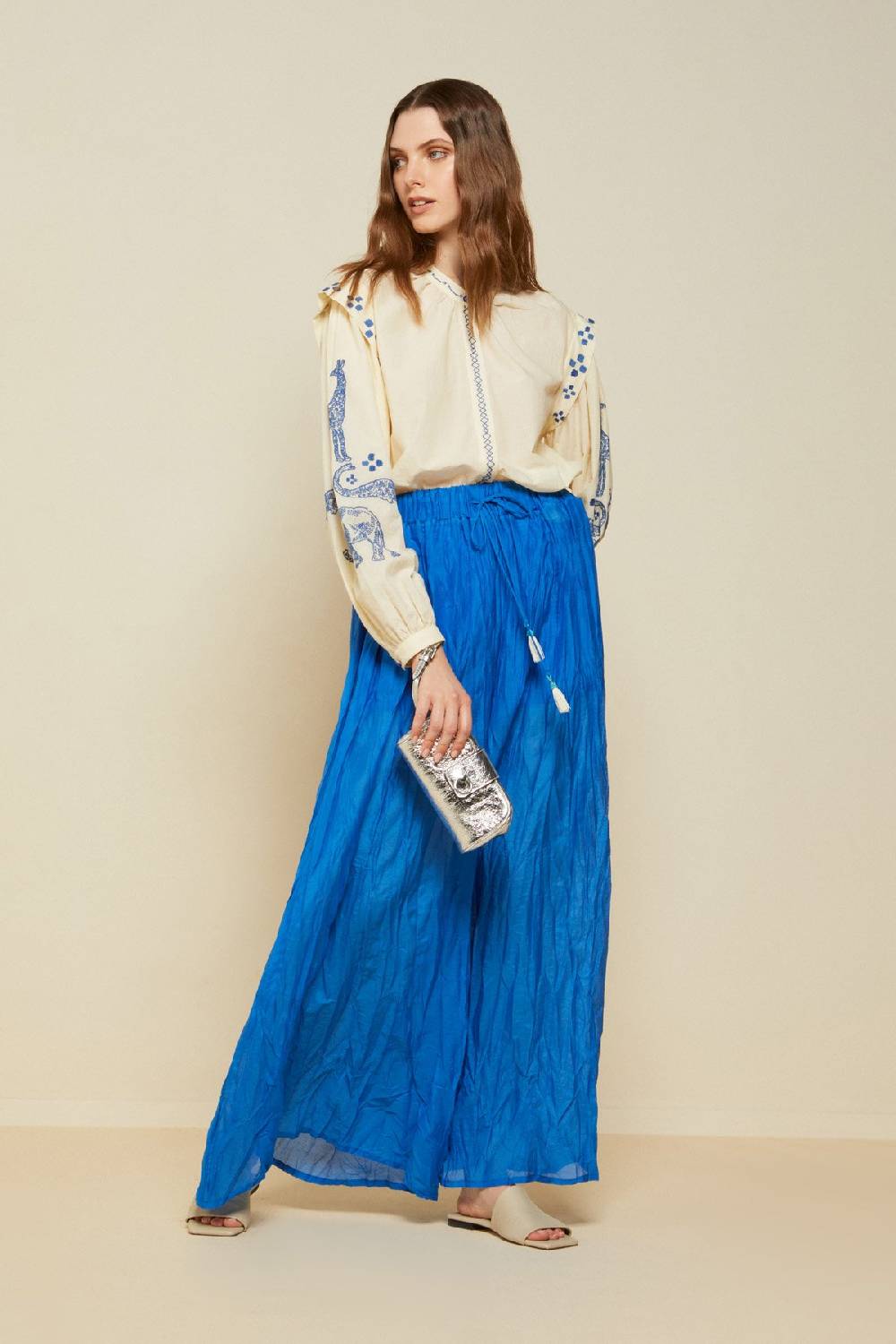 ottod'Ame Cotton shirt with embroidery Convenienza