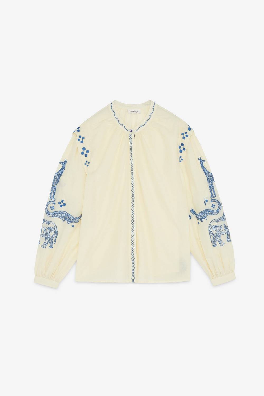 ottod'Ame Cotton shirt with embroidery Convenienza