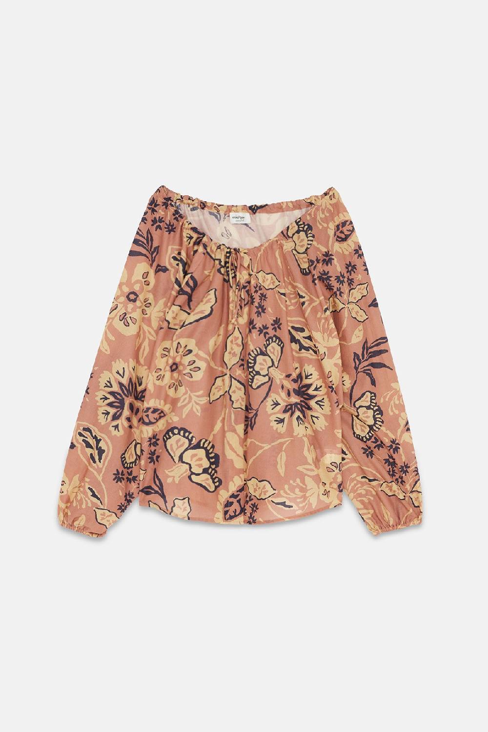 ottod'Ame Cotton shirt with balloon sleeves Novità