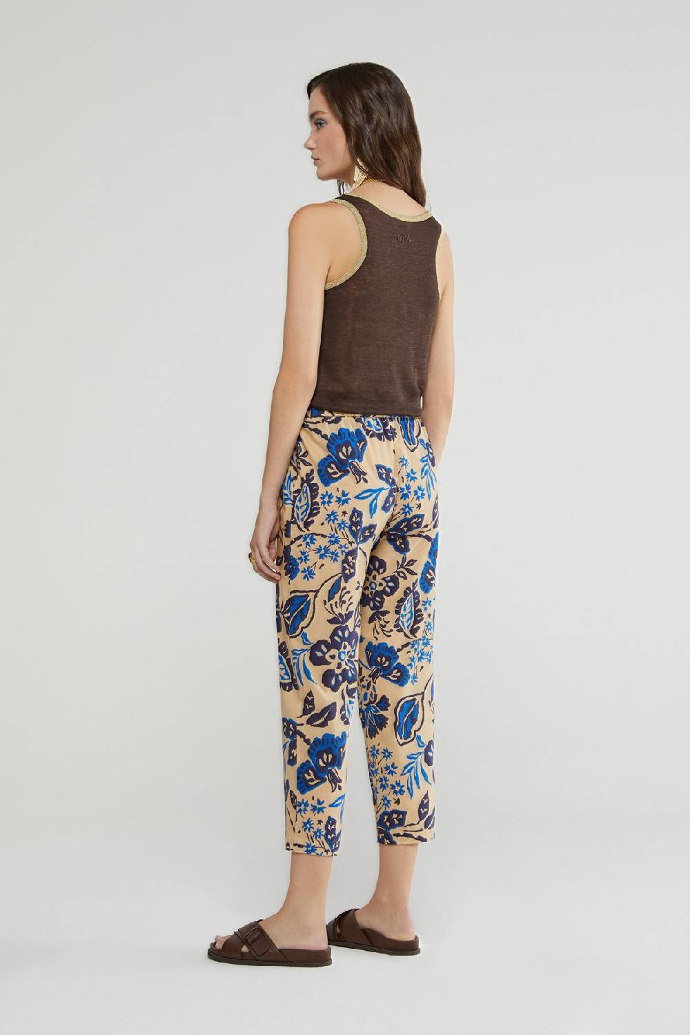 ottod'Ame Cotton ankle length trousers Presa
