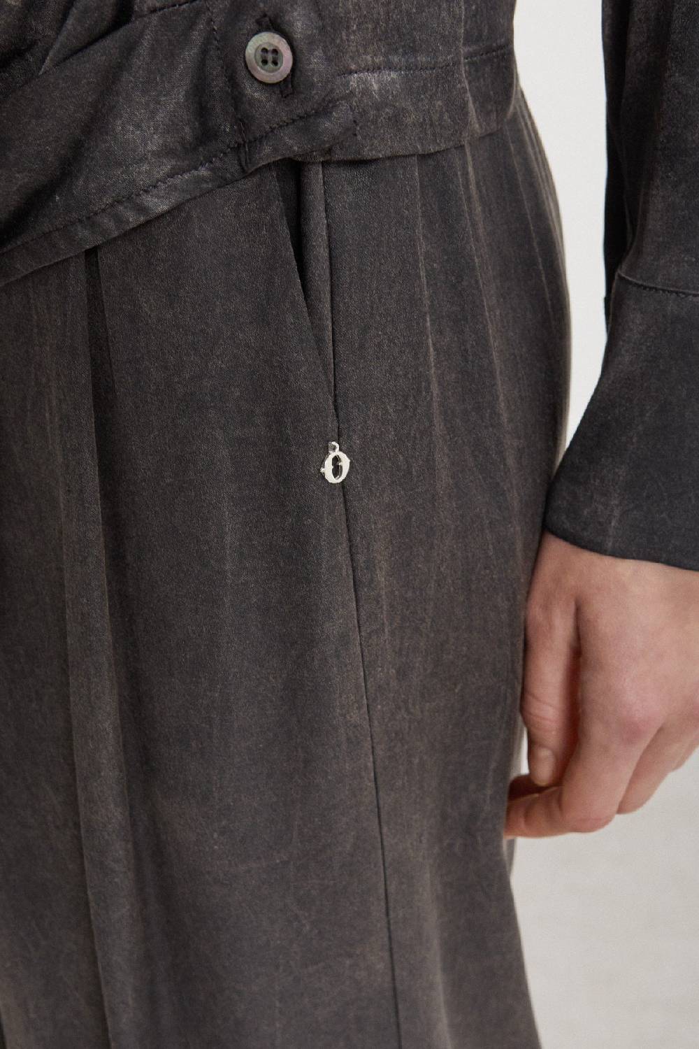ottod'Ame Viscose palazzo trousers Saldi Di Fabbrica
