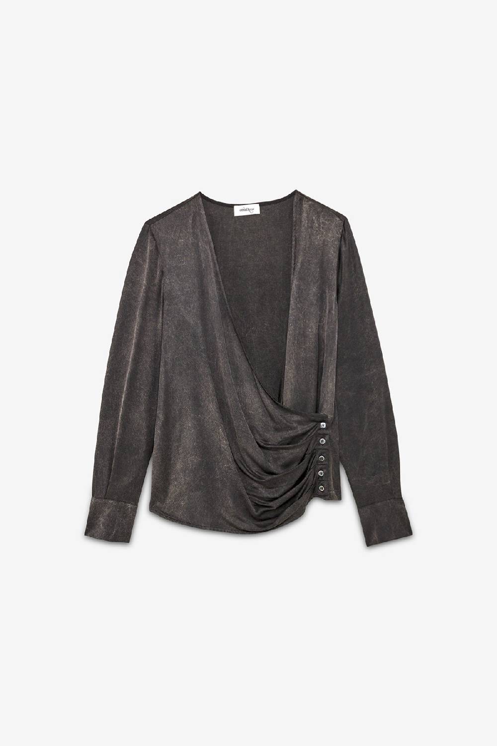 ottod'Ame Viscose blouse with V-neck and side buttoning I Più Venduti