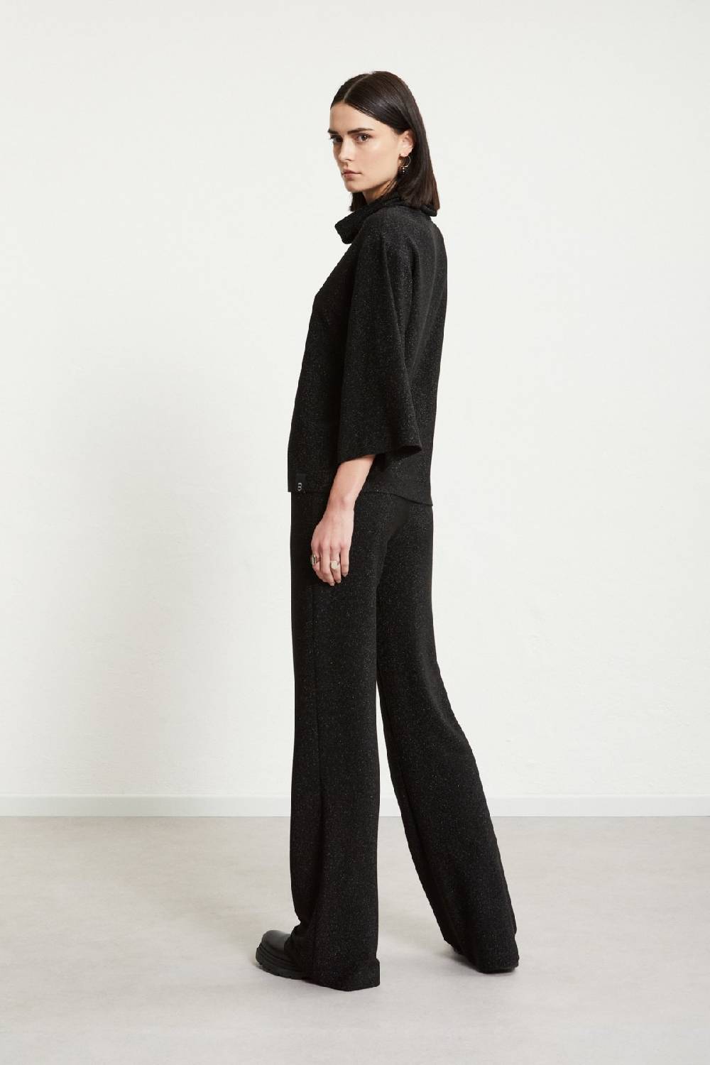 ottod'Ame Viscose trousers with lurex Vendite Flash