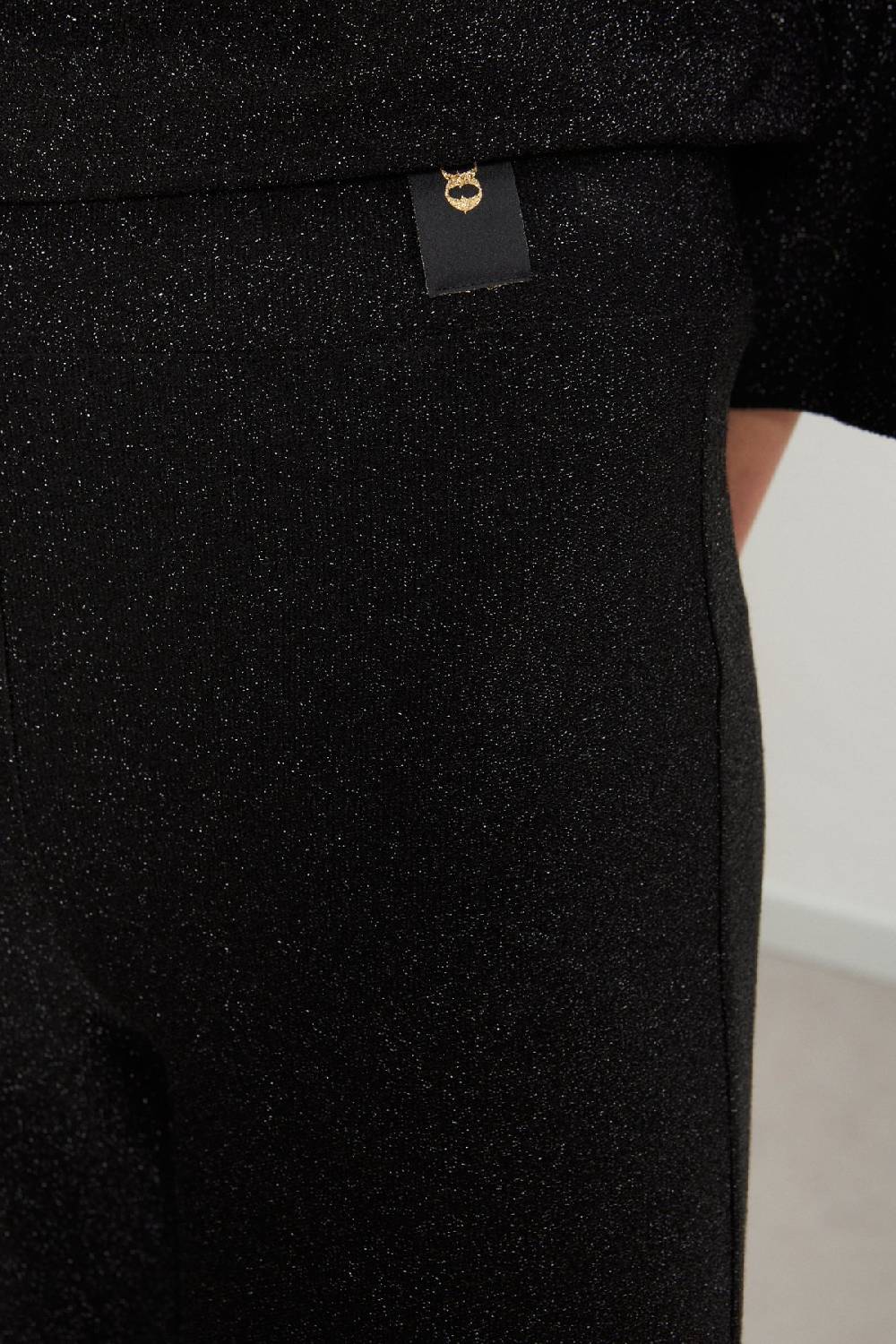ottod'Ame Viscose trousers with lurex Vendite Flash