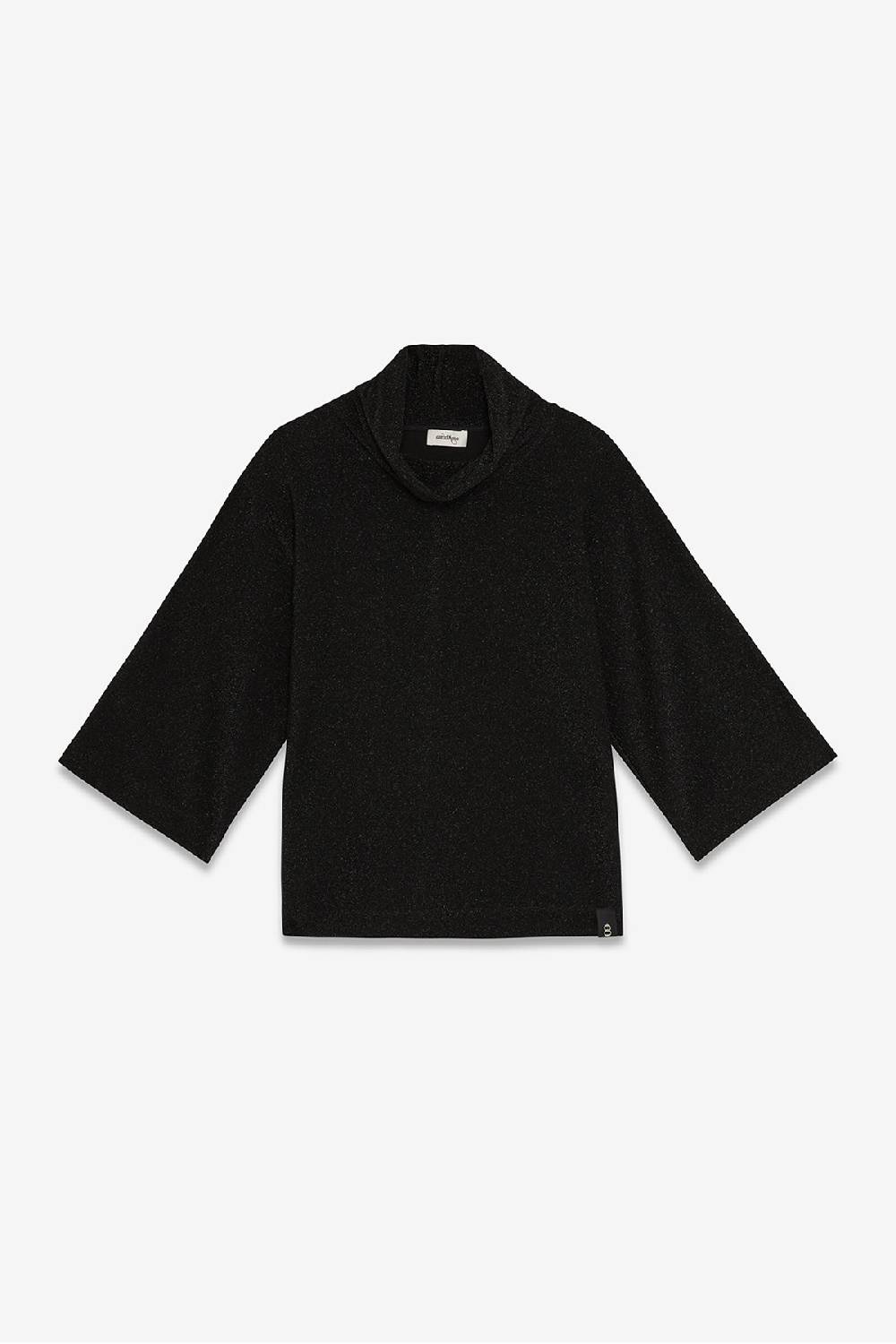 ottod'Ame Viscose blouse with lurex and flared sleeves Negozio