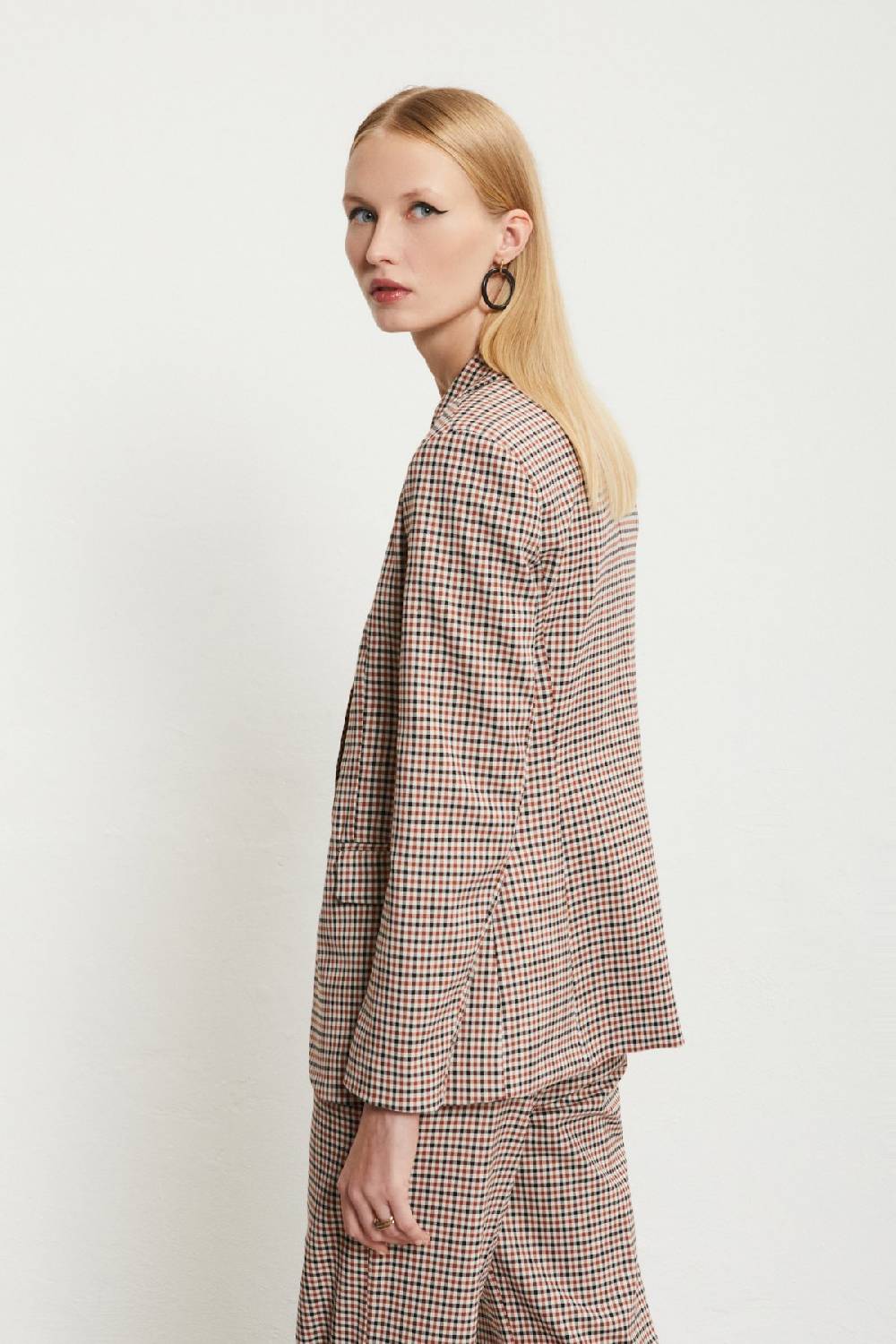 ottod'Ame Printed check jacket 2025