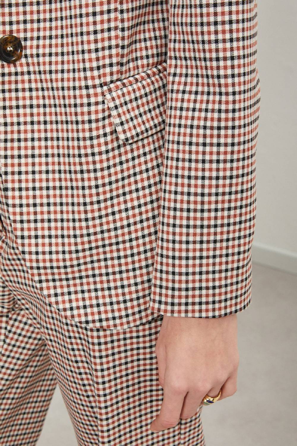 ottod'Ame Printed check jacket 2025