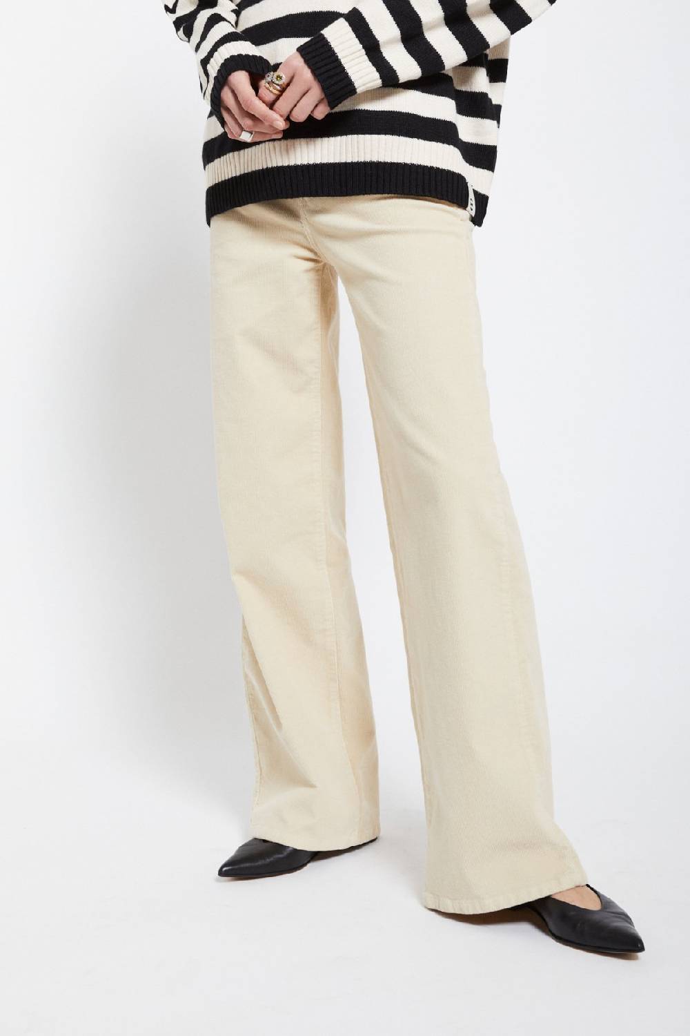 ottod'Ame Velvet palazzo trousers In Linea